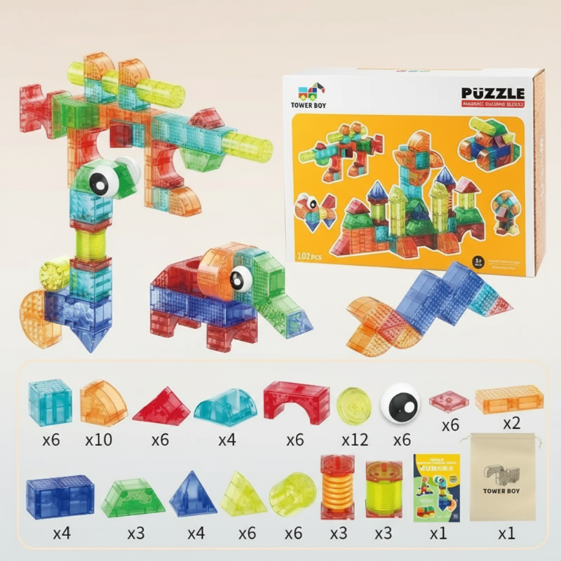 MagniCube – Creative & Educational – Magnetic Building Blocks Set
