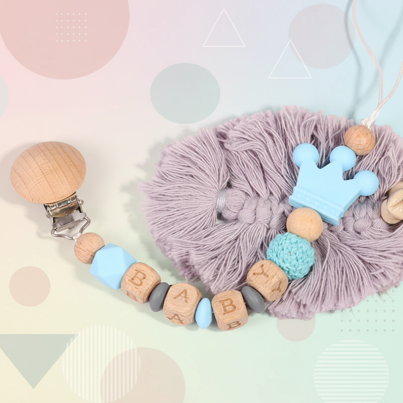 Personalized Pacifier Chain – Safe & Stylish - Personalized Pacifier Chain