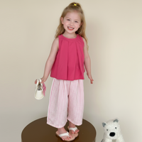 Thumbnail for Sleeveless Tops & Pants – Soft & Stylish – Children's Summer Outfit