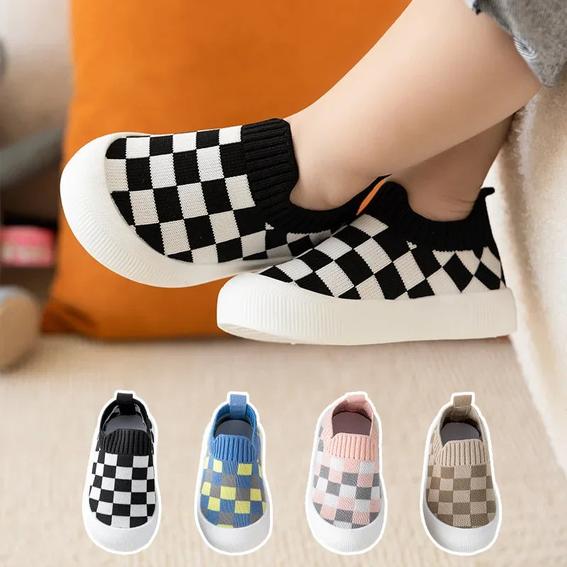 Mini Fashion™ - Blocked pattern - Flexible Slip-on Shoe