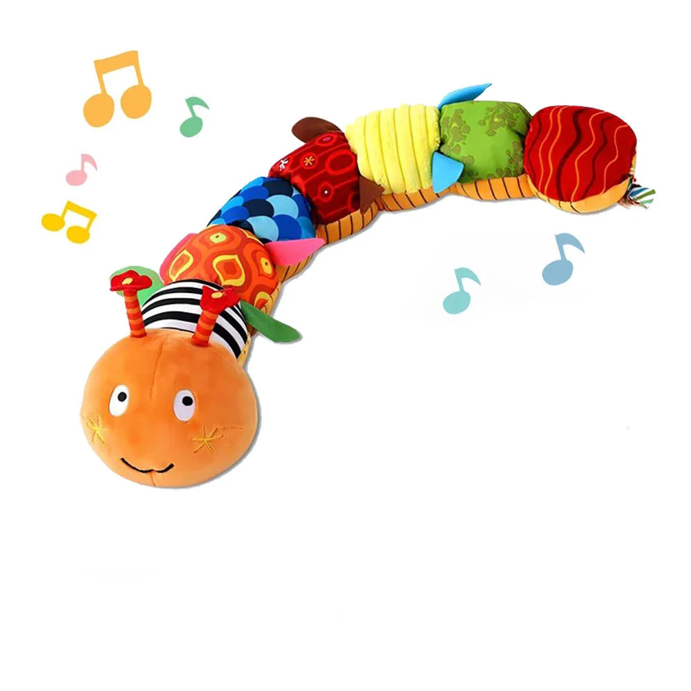 Crinkle Critter™ – Musical rattle plush toy