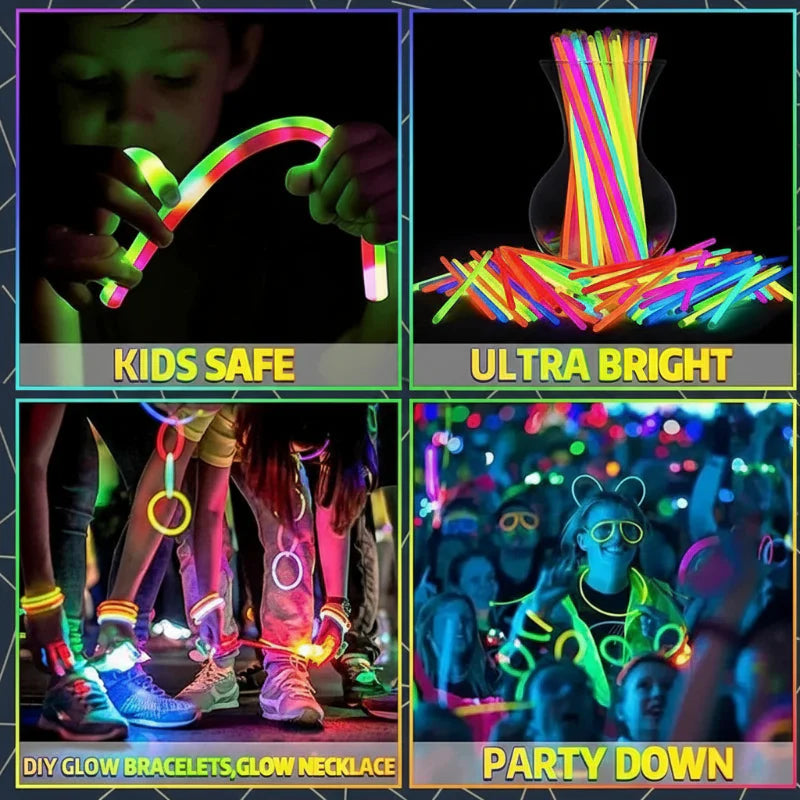 NeonJoy – Colorful & Bright – Luminous Party Sticks