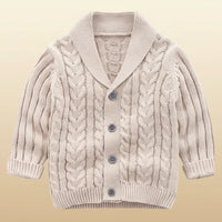Thumbnail for CozyCub – Comfortable & Stylish – Knitted Children's Cardigan Sweater