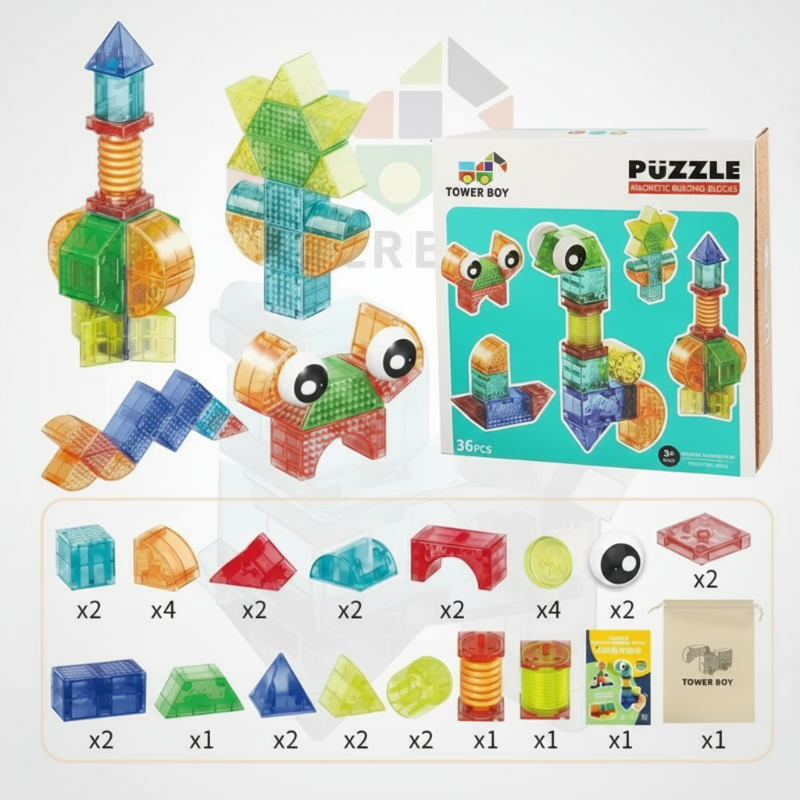 MagniCube – Creative & Educational – Magnetic Building Blocks Set