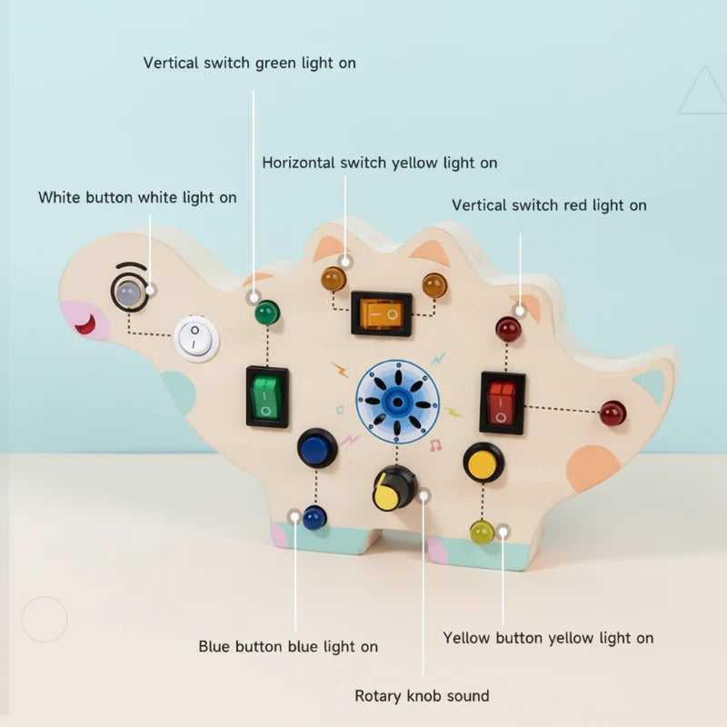 SmartSwitch – Montessori & Motor Skills – LED Play Board