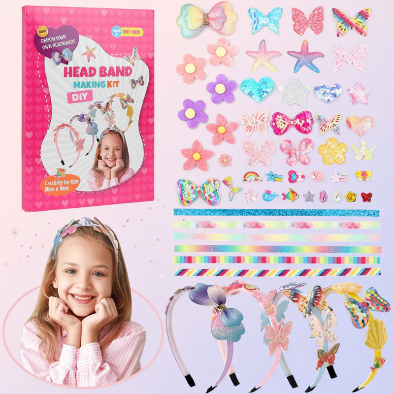DIY Headband Making Kit – Creative & Playful – Hairband Accessory Set
