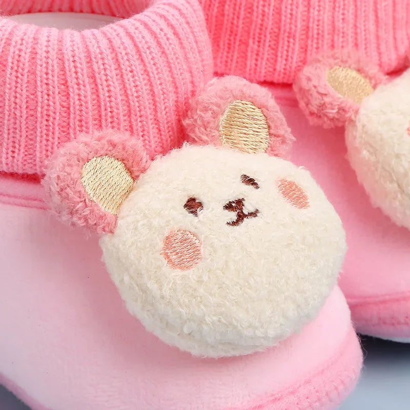 CuddleSteps – Warm and non-slip – Animal Baby Slippers