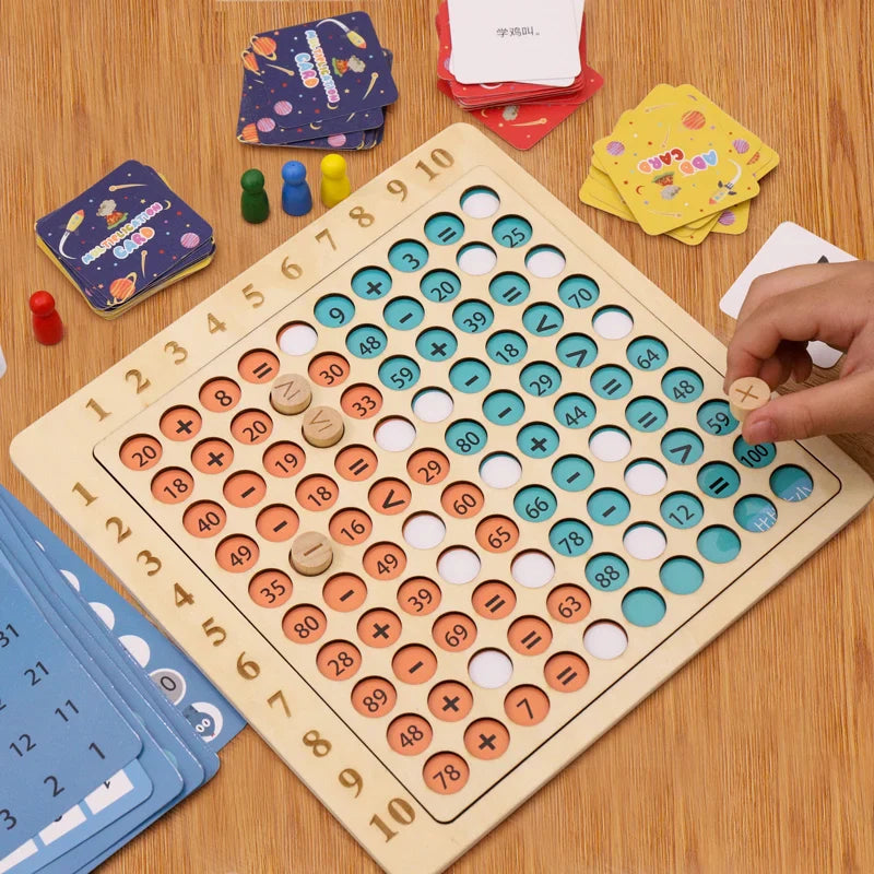 Woods™ - Playful Multiplication - Math Game Board