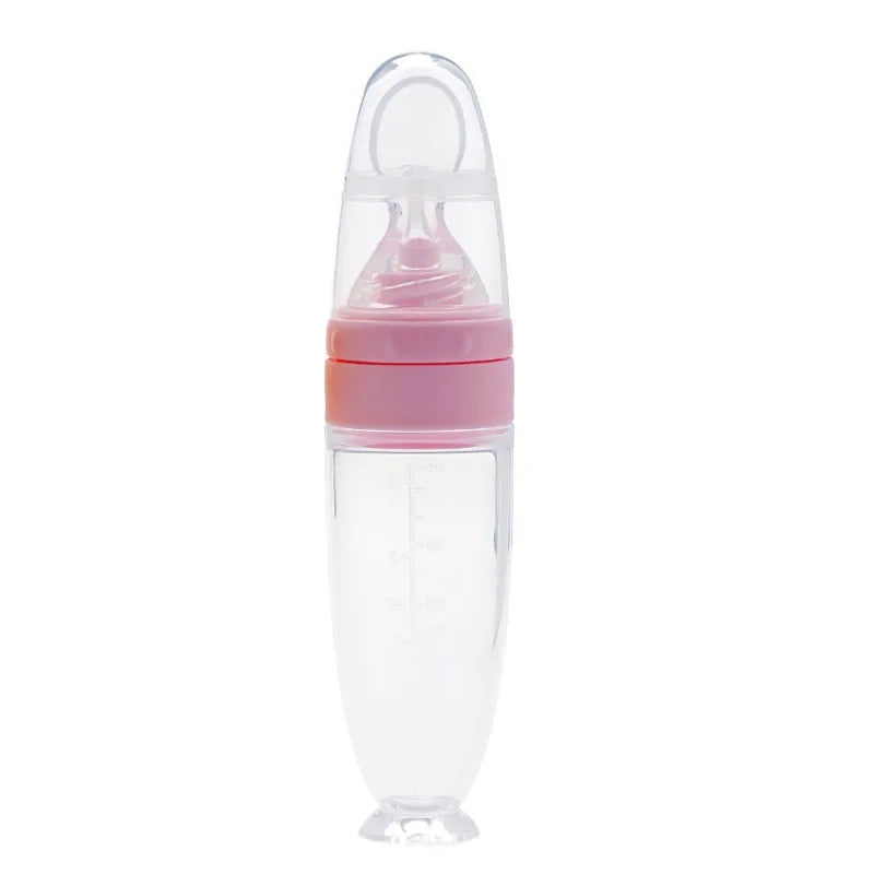 Silicone Feeding Bottle™ -  Snacks with spoon - Silicone feeding bottle