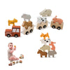 Woods™ - Farm Fun on Rails - Wooden Animal Train