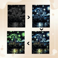 Thumbnail for GlowArt – Glow-in-the-dark – Scratch Cards Set