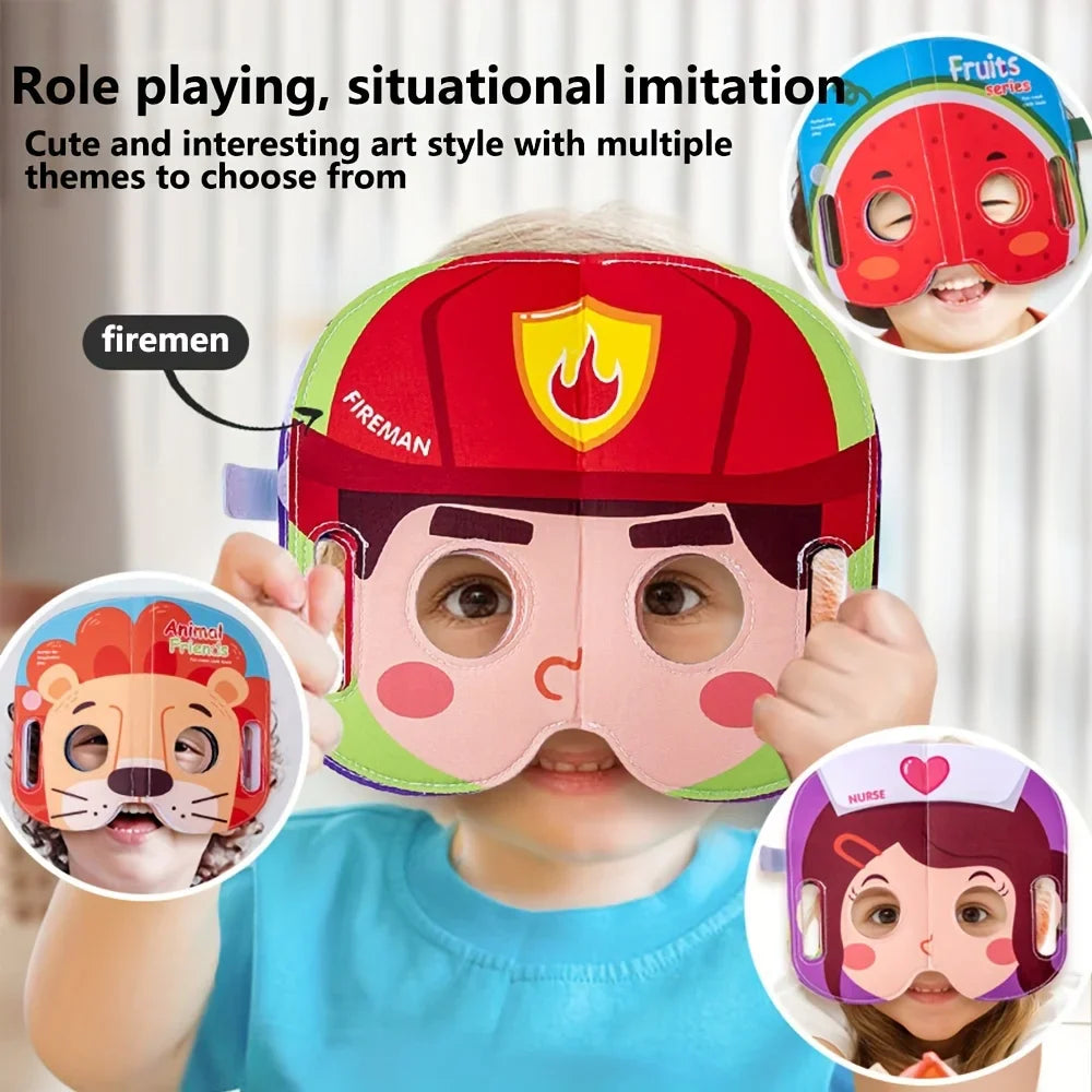Mask Book™ – Baby learns first impressions - Fabric Mask Book