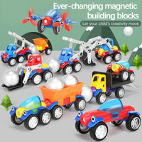 Thumbnail for Magnetic Cars™ – Magnetic Building Fun - Magnetic Vehicles Toy Set