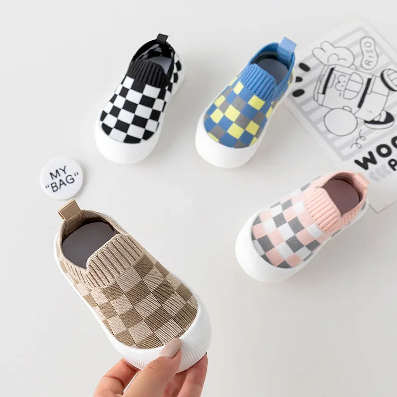 Mini Fashion™ - Blocked pattern - Flexible Slip-on Shoe