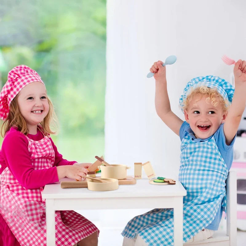 Woods™ - Mini-Chefs On The Move - Wooden Play Kitchen Set