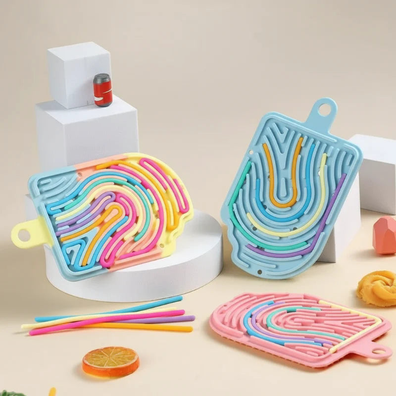 FidgetFrost – Playful & Soft – Silicone Busy Board