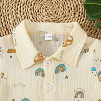 Thumbnail for Dinosaur & Car Print Outfit – Cool & Playful – Summer Clothing Set