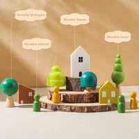 Thumbnail for Wooden Forest Blocks – Creativity & Development – Wooden Stacking Blocks Set