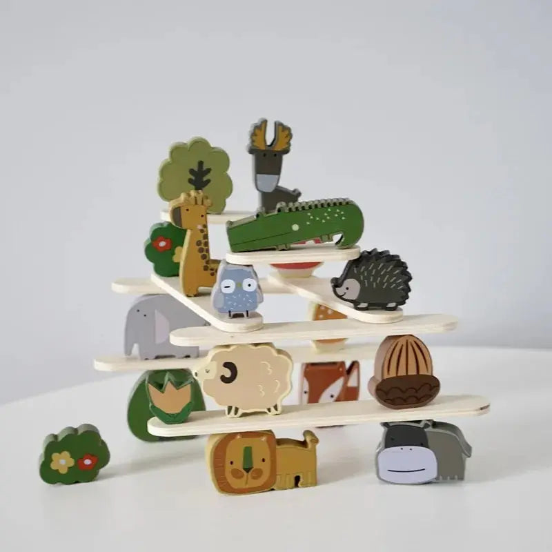 Animal Stackers™ - Smart Stacking - Wood Animals Stacking Toys