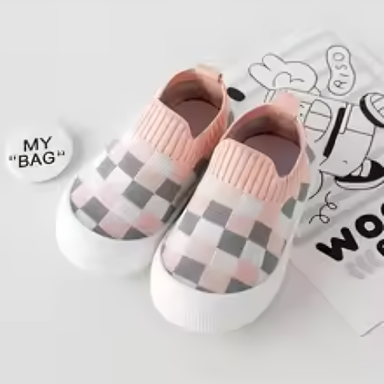 Mini Fashion™ - Blocked pattern - Flexible Slip-on Shoe