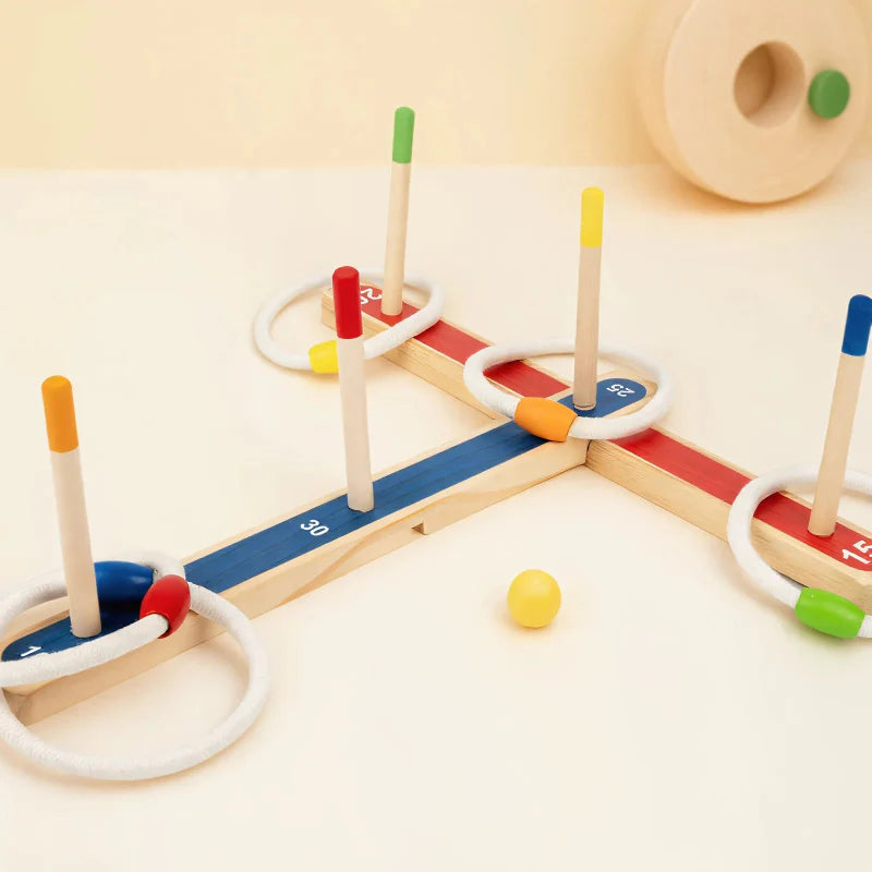 Montessori Ring Toss Game – Active & Educational – Ring Toss Game