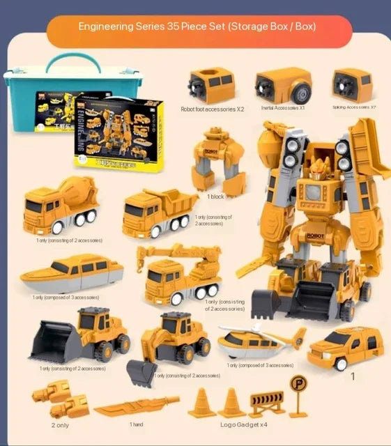 MagnaMix™ - From Truck to Transformer - Toy truck Transformer