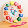 Learning Clock™ – Play & Learn Telling Time – Wooden Clock