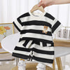 Mini Fashion™ - Stripes Fun - Cotton Dress Set