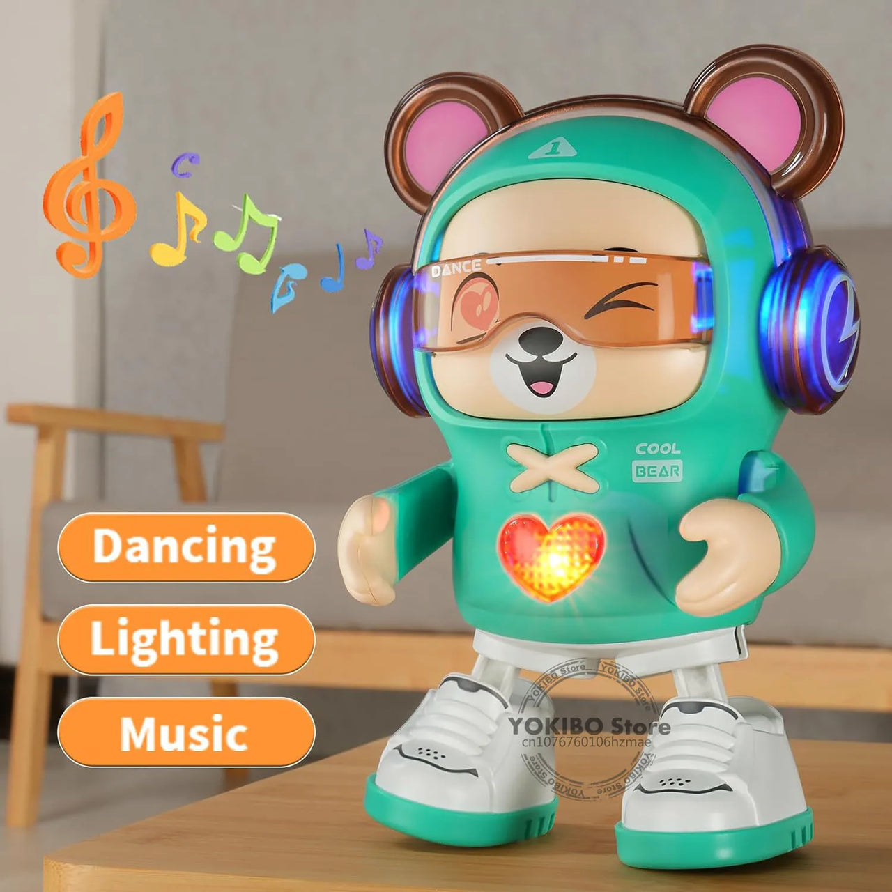 Dancing Bear Robot™ - Develop motor skills - Dancing Toy Doll