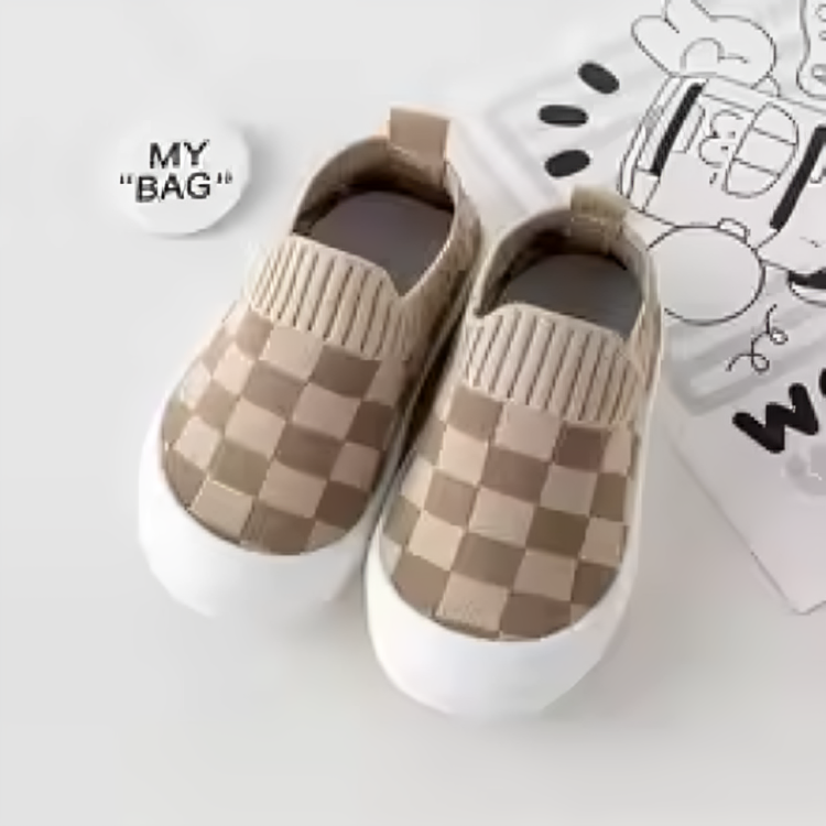 Mini Fashion™ - Blocked pattern - Flexible Slip-on Shoe