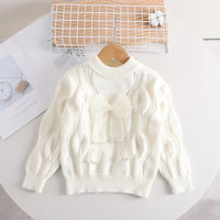 Thumbnail for Mini Fashion™ - Warm & Stylish - Girls sweater with bow