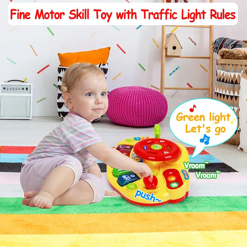 DriveWheel – Interactive & Educational – Keyboard & Steering Wheel