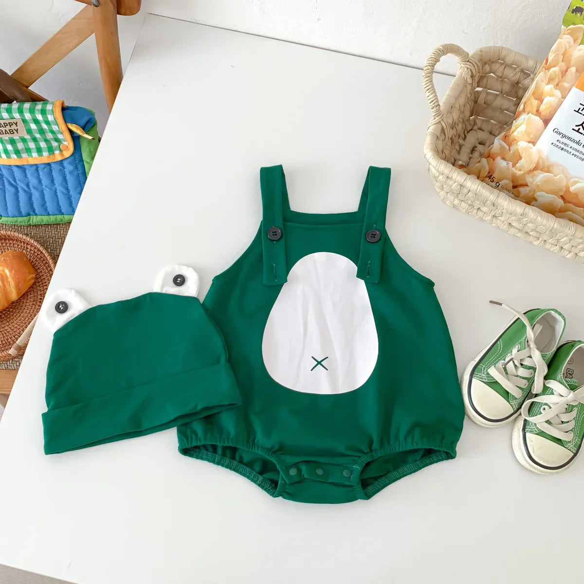 Mini Fashion™ - Soft & Comfortable - Frog Babysuit