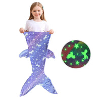 Thumbnail for Mini Fashion™ - Glow in the Dark - Mermaid Sleeping Bag