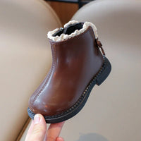 Thumbnail for Mini Fashion™ - Warm & Classic - Leather Booties