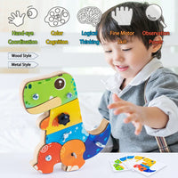 Thumbnail for Dino Screwdriver Board™ - Turn & Explore - Sensory Toys