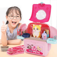 Thumbnail for Pet Grooming Playset™ - Backpack full of Fun - Animal Care Set for Kids