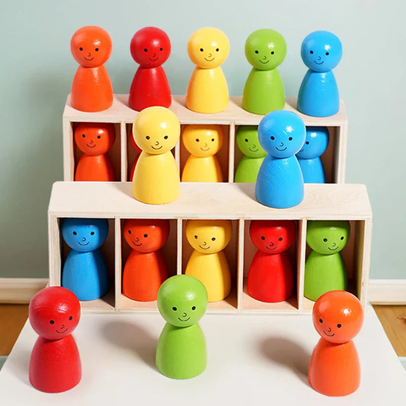 WoodenMatch – Smart & Playful – Montessori Color Game