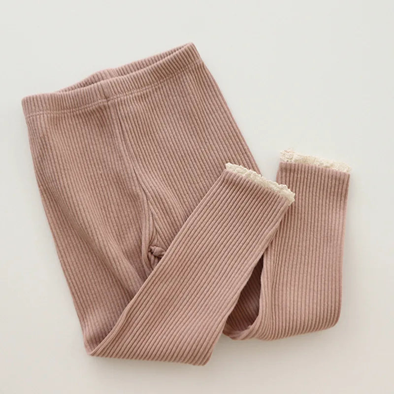 Mini Fashion™ - Soft & Comfortable - Rib Fabric Leggings