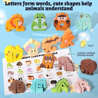 Thumbnail for ZooLetters – Playful & Educational – Animal Alphabet Puzzle for Children