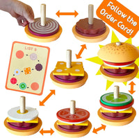 Thumbnail for Woods™ - Tasty Stacking - Sandwich Construction Toys