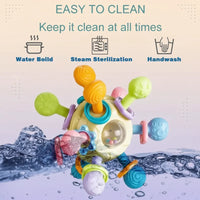 Thumbnail for CalmChew – Soft & Safe – 3-in-1 Silicone Teether