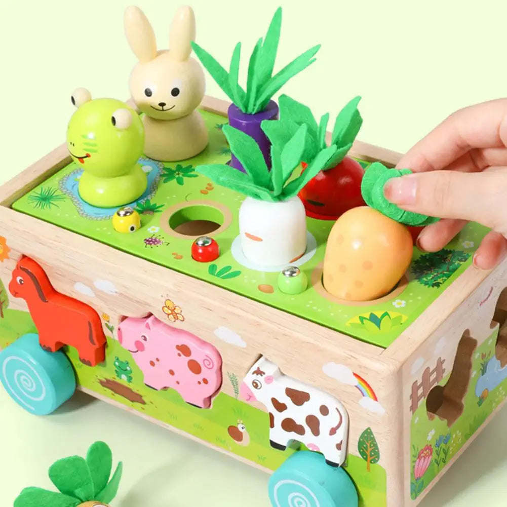 Woods™ - Shape fun in a wagon - Animals and Vegetables puzzle