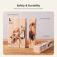 Thumbnail for ZooStack – Wood & Interactive – Animal Block Puzzle