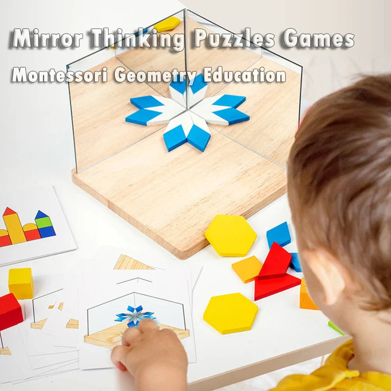 Reflection Play™ – Mirroring & Learning - Puzzle blocks with mirror