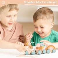Thumbnail for Lunar Train™ - Dream Train - Wooden Stacking Toys