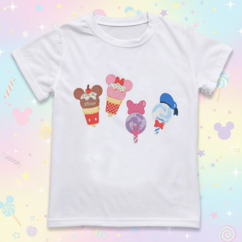 Boys & Girls Summer Tee – Comfortable & Playful – Cute Print Kids' T-Shirt