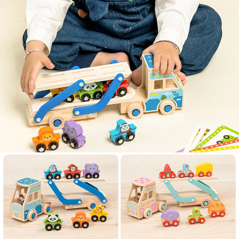 CargoMatch – Creative & Educational – Wooden truck