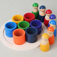 Thumbnail for Rainbow Puzzle™ – Colorful & Creative - Wooden Sorting Toys