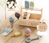 Thumbnail for FantasyWood - Creative Role Playing - Wooden Ice Cream Game Set